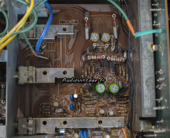Marantz 1152DC : étage phono réparé et révisé.