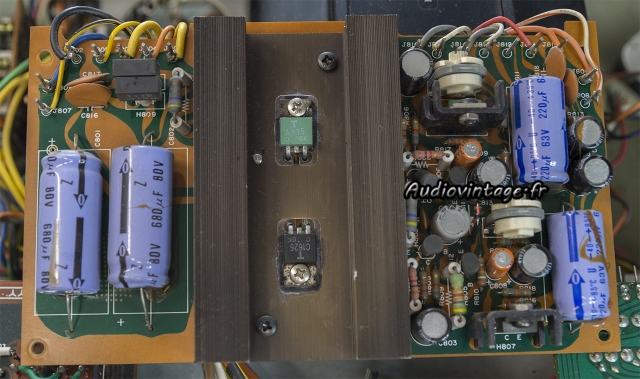 Marantz 1250 : circuit d'alimentation à réviser.
