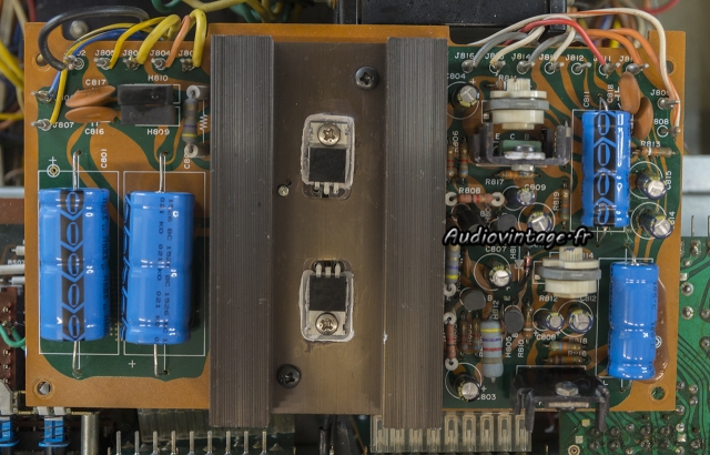 Marantz 1250 : circuit d'alimentation révisé.