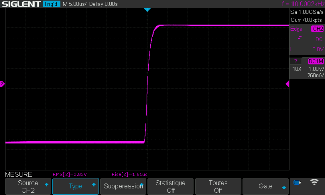 Marantz 140 : temps-de-montee-a-10khz