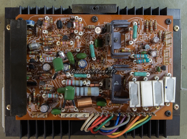 Marantz 170DC : circuit d'amplification après intervention.