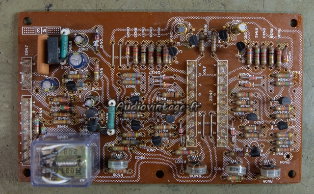 Marantz 170DC : circuit de protection et vumètres après intervention.