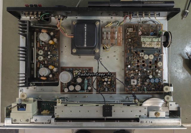 Marantz 2215 BL : à son arrivée.