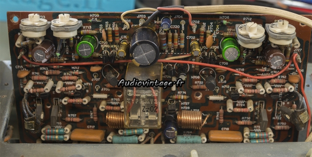 Marantz 2225L : circuit driver et protection réparé et révisé.