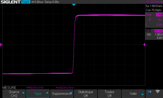 Marantz 2225L : temps-de-montee-a-10khz