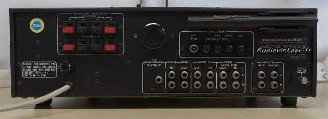 Marantz 2238B : connectique.