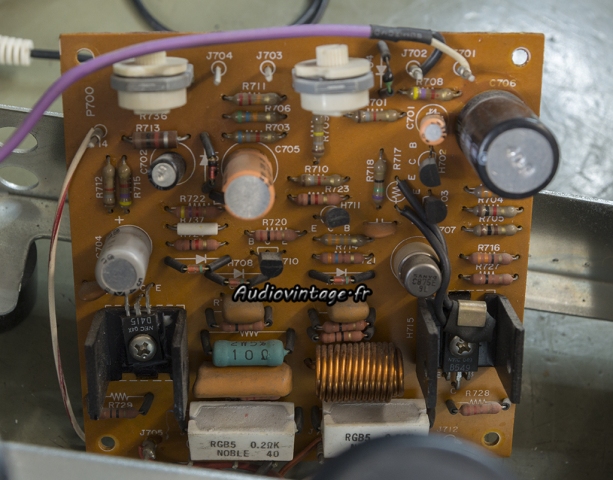 Marantz 2240 : circuit driver avant révision.