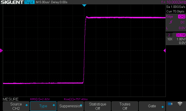 Marantz 2240 : temps-de-montee-a-10khz