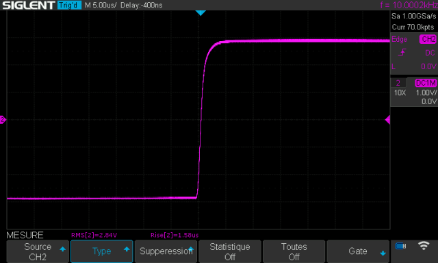 Marantz 2240 : temps-de-montee-a-10khz