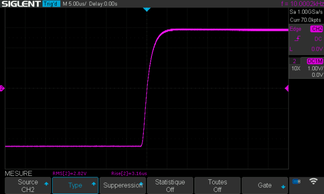 Marantz 2275 : temps-de-montee-a-10khz