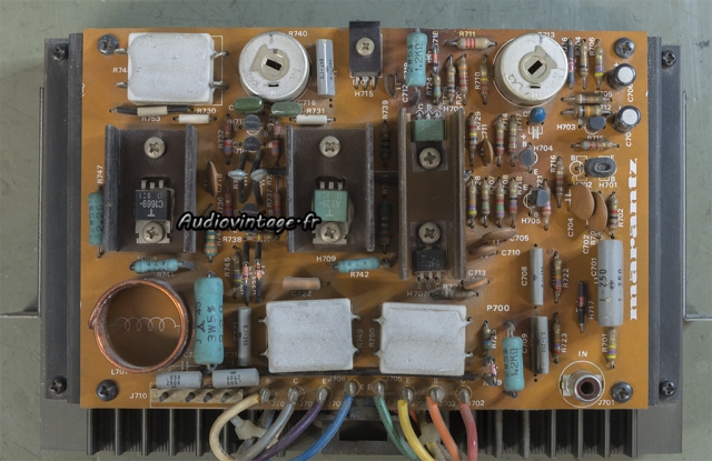 Marantz 2325 : circuit driver à réviser.