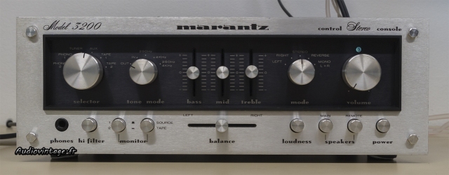 Marantz 3200 : dans un état plus que correct.