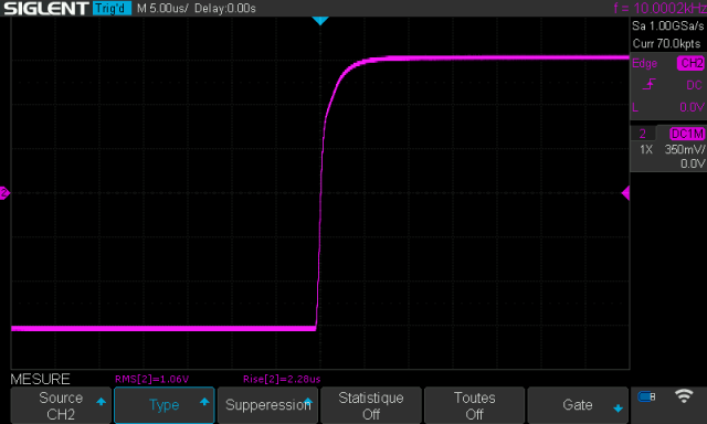 Marantz 3200 : temps-de-montee-a-10khz