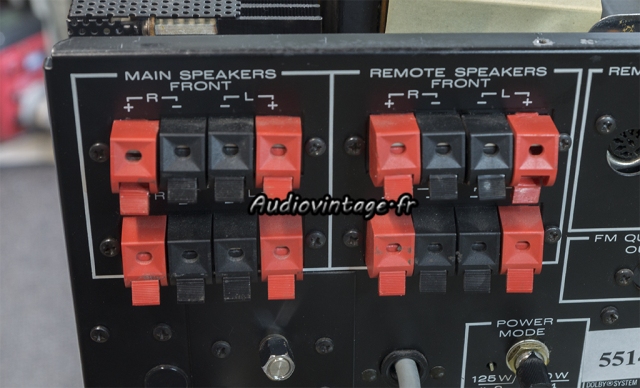 Marantz 4400 : 3 borniers HS sur les 4.