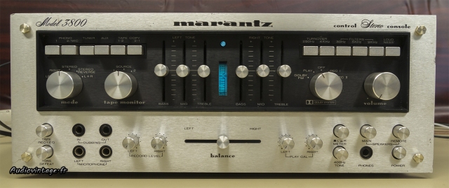 Marantz 3800 : quelques signes du temps qui passe...