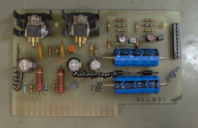 McIntosh MC2205 : circuit alimentation révisé.