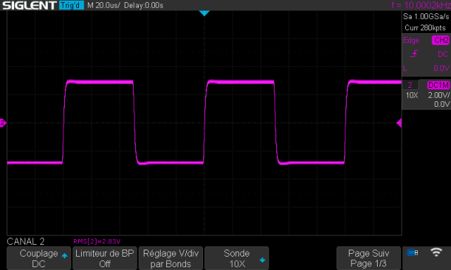 Nad C320 : signal-carre-a-10khz