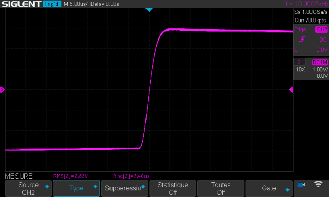 Nad Model 60 : temps-de-montee-a-10khz