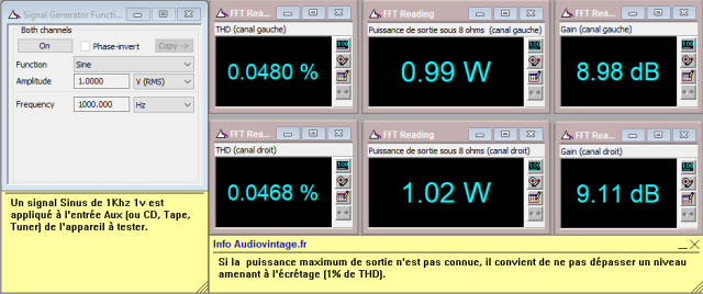 Nikko TRM-600 : distorsion-a-2x1w-sous-8-ohms-entree-aux