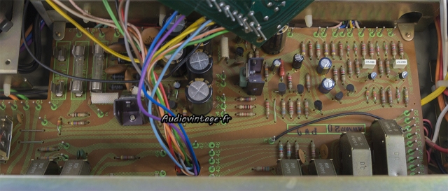 Pioneer SA-7500 :  circuit alimentation/protection révisé.