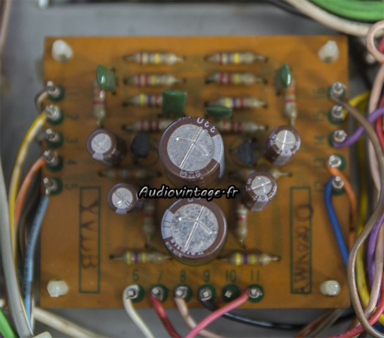 Pioneer SA-8100 : circuit "filtres" révisé.