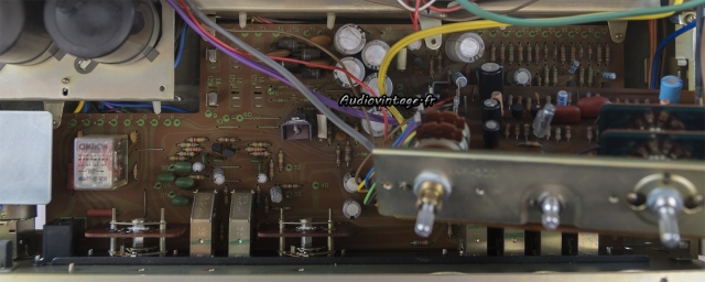 Pioneer SA-8500 : circuit d'alimentation et de protection à réparer et à réviser.