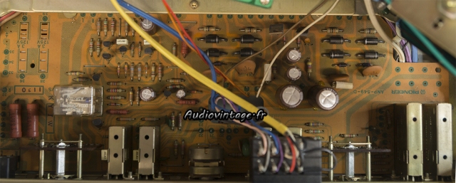 Pioneer SA-8500 II : circuit principal en cours de révision.