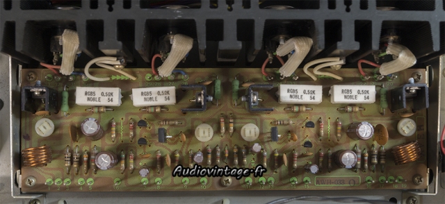 Pioneer SX-737  : circuit "driver" révisé.