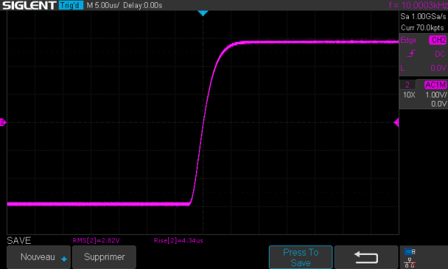 Pioneer SX-9930 : temps-de-montee-a-10khz