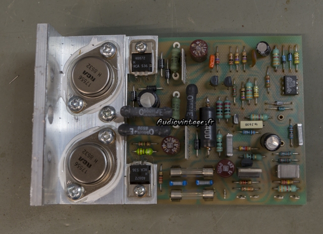 Quad 405-2 : circuit amplificateur à réviser.