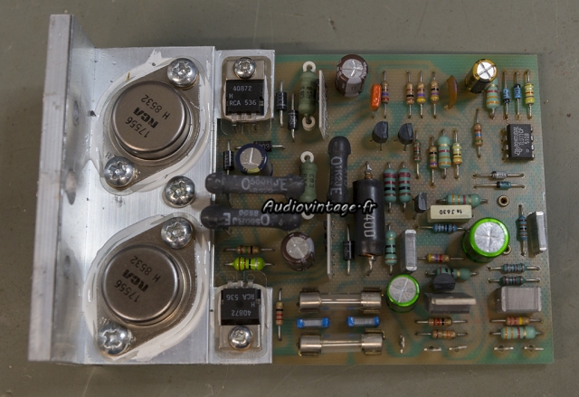 Quad 405-2 : circuit amplificateur révisé.