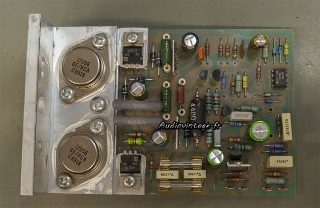 Quad 405-2 : circuit d'amplification revu.