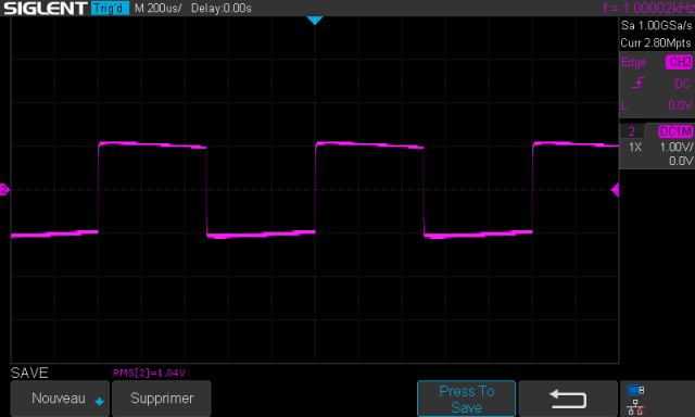 Quad 33 : signal-carre-a-1khz
