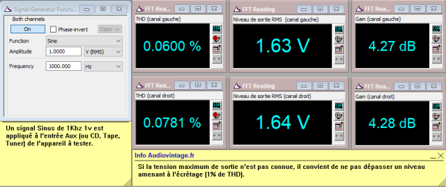 Quad 33 : distosion-a-1.6v-en-sortie-entree-radio-tone-defeat