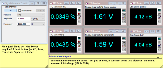 Quad 33 : distorsion-a-1.6v-en-sortie-entree-radio-tone-defeat