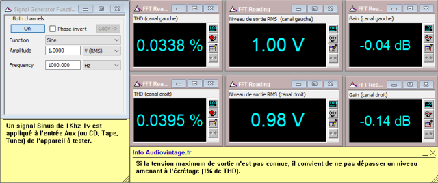 Quad 33 : distorsion-a-1v-en-sortie-entree-radio-tone-defeat