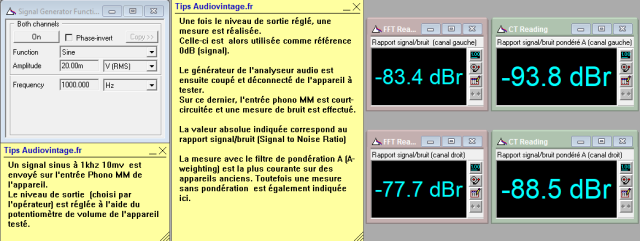 Quad 33 : rapport-signal-bruit-a-1v-en-sortie-entree-phono-tone-defeat