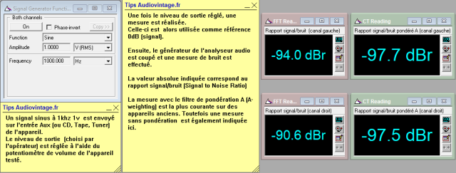 Quad 33 : rapport-signal-bruit-a-1v-en-sortie-entree-radio-tone-defeat