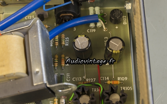 Quad FM 3 :  condensateurs neufs en place.