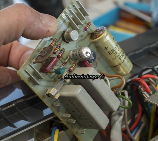 Revox A50 : circuit alimentation retiré.