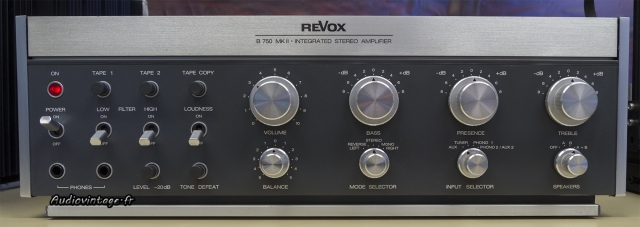 Revox B750 MKII : après un bon nettoyage.