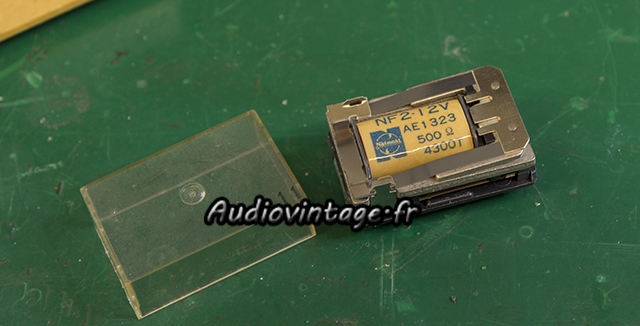 Revox B750 : nettoyage de relais.