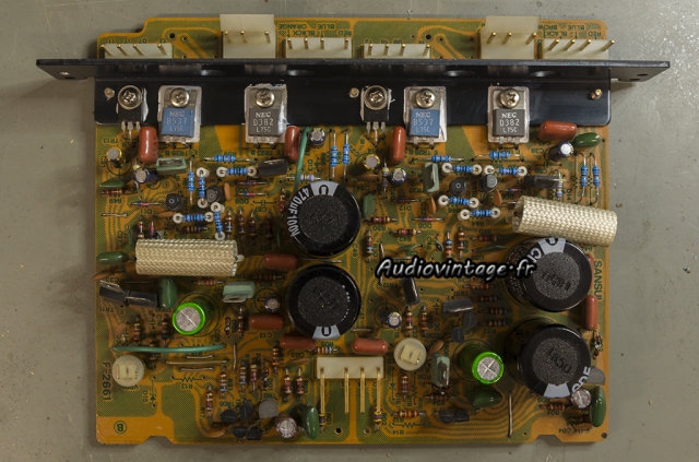 Sansui AU-11000A : circuit driver révisé.