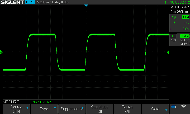 Sansui AU-117 II : signal-carre-a-10khz