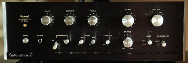 Sansui AU-555A-révision faite.