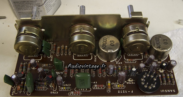 sansui AU-555A-section tone revisée.