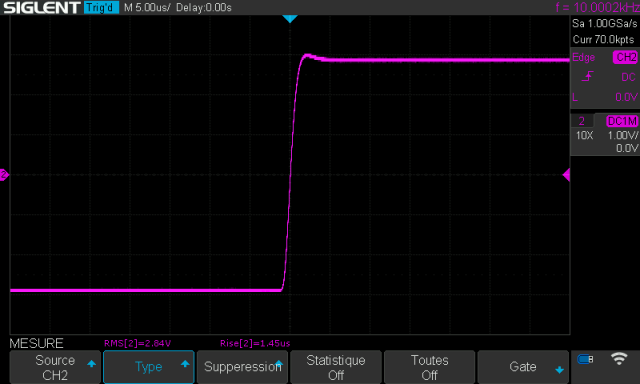 Sansui AU-5900 : temps-de-montee-a-10khz