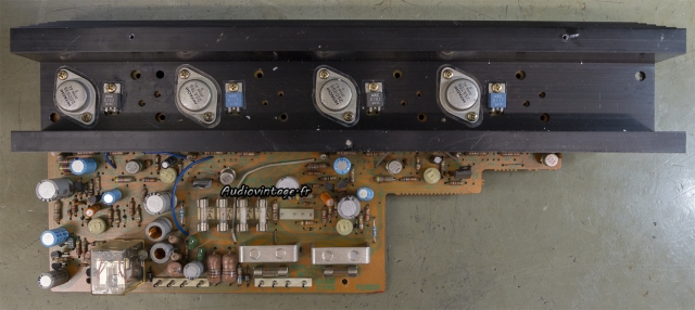 Sansui AU-6600 : circuit principal avant intervention.