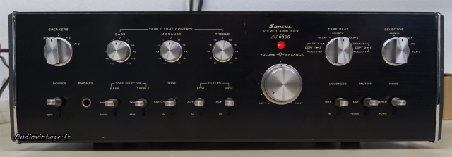 Sansui AU-6600 : après nettoyage.