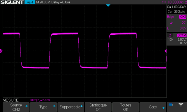 Sansui AU-7500 : signal-carre-a-10khz